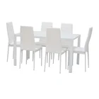 dining room furniture luxury white dining table set 6 chairs