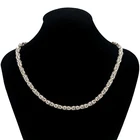 Handmade Custommade Chain Necklace Supplier Byzantine Silver ware Jewelry Beaded Choker Necklace Chain maille