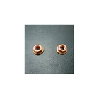 custom Brass Hex Flange Nut din6923 btass hex flange nuts