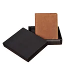 Hot selling oem RFID blocking credit card holder minimalist genuine leather wallet slim small leather mens wallet