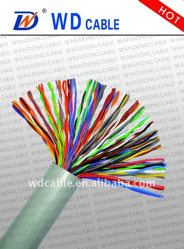 Factorycat3 2 pair copper cable telephone cable color code