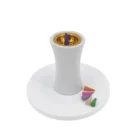 White White Wholesale Middle East Ceramic Incense Burner And White Aromatherapy Furnace