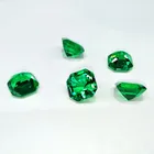Starsgem ハイドロエメラルドラフ 6*6 アッシャーカットコロンビアグリーンラボ栽培エメラルド