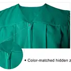 Green School High School/university Matte Green Adult Gown And Cap
