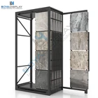 Department Store Retail Metal Push Pull Display Stands For Tiles