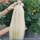 Color China Manufacturer 100% Human Hair Remy Color Weaving Hair 10 Inch With Machine Double Weft