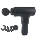 Smart Cordless Body Vibration Massage Gun Deep Relaxation Tissue With Four Massage Heads