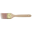 Professional design tapered synthetic filament paint brush with wooden handle