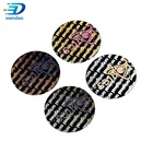 Laser Hologram Security Label Sticker PET Rainbow Holographic Label