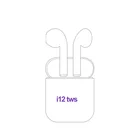 i12 TWS Bluetooths Wireless Auriculares i 12 Audifonos Inalambricos Earbuds 5.0 waterproof mini i12 TWS 2020
