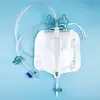 medical disposable 1000ml/2000ml different valve precise urine bag with tubing