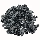polished natural snowflake black obsidian tumbled quartz crystal stones for home decoration