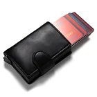 Wholesale Fashion Double Aluminum Card Case Men's Wallet Slim Pop Up Credit Card Holder