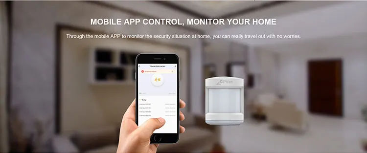Zigbee battery operated wireless small alarm pir motion sensor infrared body for wholesale work with smartlife - ANKUX.COM