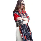 Custom Black Poncho For Women Shawl Spring