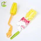 Convenient kitchen accessories kitchen cleaning tool glass bottle sponge brush