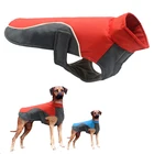 OEM Adjustable Waterproof Lightweight Jacket Pet Rain Jacket Dog Raincoat Vest Harness for Large Dog