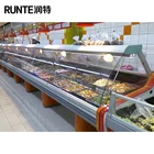 Meat showcase/ meat display refrigerator/ supermarket meat freezer
