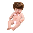 Handmade children gift Realistic girls toys full body solid silicone vinyl kids dolls baby doll bebe reborn