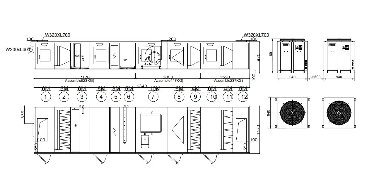 Air Handling Unit, FAHU, AHU - detail 4