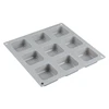 DIY 9 Grid Silicone Soap Mold Handmade Soap Making Square Moulds Tool Silicone Soap Moldmoon Cakes Muffins Cakes