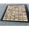 Wall Stone Decorations New Design Light Emperador 3D Strip brown Marble Mosaic