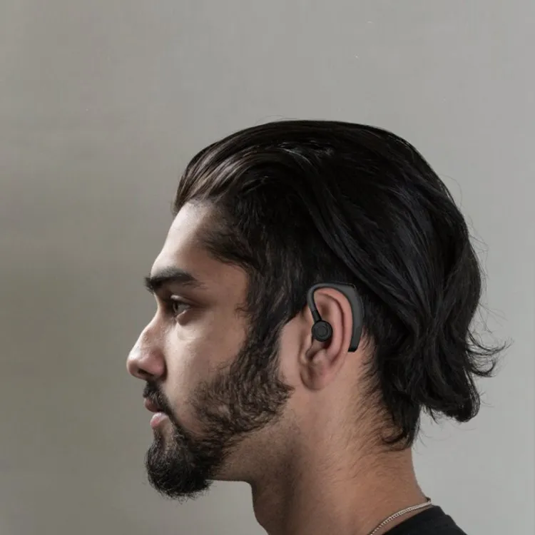 V11 Wireless Headset Driver Business ear hook earphone HD Sport Stereo BT Voice Control headphone with Mic - ANKUX.COM