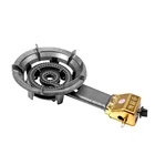 Black Gas Cooktop Gas Cooktop 1 Burner Commercial Hotel Use Black Table-top Gas Cooktop With Cast Iron