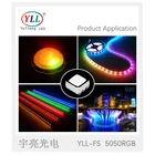 Epistar chip high lumens 0.2w 2.6H 5050 rgb smd led