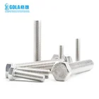 China Bolt Supplier Stainless Steel Nut Bolts and Screws SS316 Hexagon Head Bolt