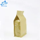 Oem Factory resealable kraft paper coffee doypack stand up powder bag coffe packaging bags