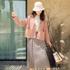 Excellent New Females England Style Casual A-line Party Dress & Skirts Light Plaid Pleated Skirt