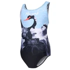 swimsuit one piece children swimwear fashion kids girls competition racing swimsuit2019new