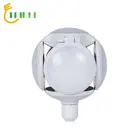 High brightness football light cool white folding ufo lamp E27 30W deformed leaf Led foldable football bulb/ football lamp
