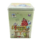 Metal tin for laundry powder washing powder metal tin box packaging