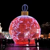 Holiday Up 3D Motif Christmas Ball Decorative Football Outdoor Decoration Lighting Mini Led Balloon Light