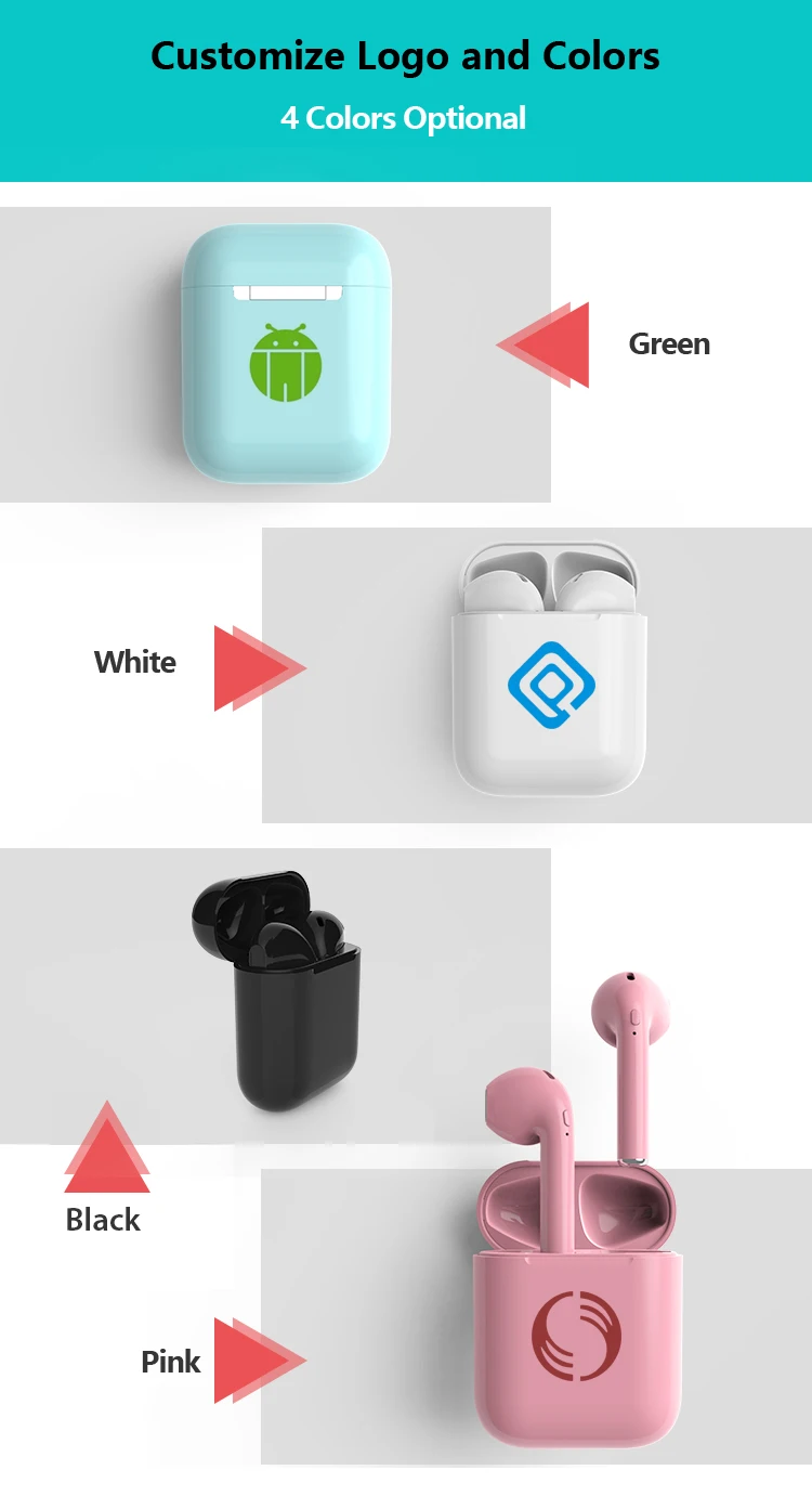 New arrivals 2019 amazon tws wireless bluetooth 5.0 headphone cheap audifonos i11 i12tws i17 earbuds i10 tws - ANKUX.COM
