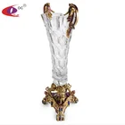 OEM Luxurious Tabletop Crystal Enamel Vase Home Decor Flower Vase