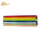 China Stripe Black Mop Handle Broom Wooden Stick
