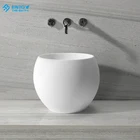 Factory Directly sanitary ware solid surface wash basin sink for bathroom wholesale modern design