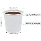 Disposable empty k cup filter coffee capsule with lids