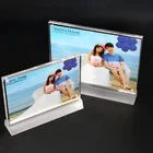Customized high quality frameless photo frame digital lcd artificial