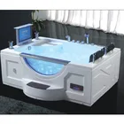 Indoor washing machine hot tub spa double whirlpool bathtub portable