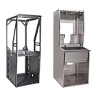 OEM factory cheap custom made precision dark gray frame sheet metal cabinet
