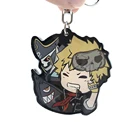 Acrylic transparent keychain and Plastic Material custom printed acrylic charms