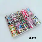 Nail Sticker Arts New Nail Foil Paper Graffiti Fireworks Starry Sky Flower Sticker Transfer Paper Nail Arts