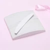 Moon Shape White Color Nail Art Tools Nail File TF02 Customized Logo Accepted Manicure Tools Emery Paper Material Nail File