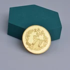 Collectible Coin 3d Coin 8 Ball Pool 24K Gold Plated Gold Coin 3D Embossed Animal Mouse Collectible Coin