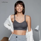 Ubras For Work & For Life Attractive Fashion UW124179 Cotton V-neck Back Hook Female Plus Size Underwear