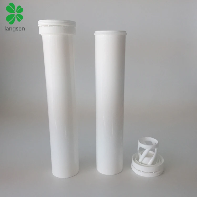 80g / 80 gram plastic vitamin effervescent tablets packaging tube